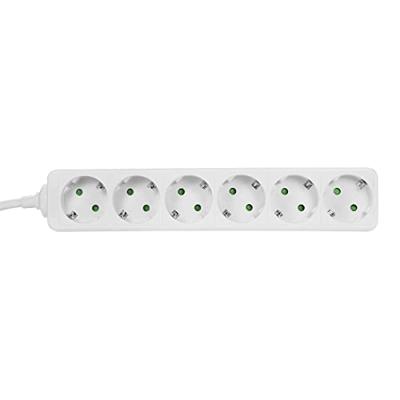 LogiLink LPS238 power uitbreiding 1,5 m 6 AC-uitgang(en) Binnen Wit - thumbnail