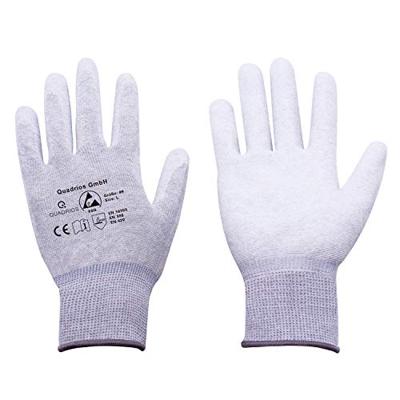 Quadrios ESD-handschoen Maat: L Polyamide, Polyurethaan Quadrios ESD-handschoen Maat: L Polyamide, Polyurethaan