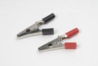 Krokodil klem medium, Rood + Zwart (1set) - thumbnail