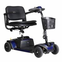 Scootmobiel Xena 4 | Excel | Compact & Demontabel | Met luchtbanden & vering | Kleine scoormobiel | Kleur: Blauw | 06030362 - thumbnail