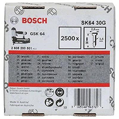 Bosch Accessories 2608200505 Nagel met verzonken kop SK64 Afmeting, lengte 50 mm 2500 stuk(s)