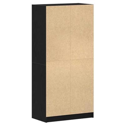 Hoge kast Zwart Eiken 68 x 37 x 142 cm