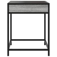 Nachtkastje met Infinity LED 40x40x51 cm grijs sonoma eiken - thumbnail