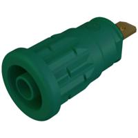 SKS Hirschmann SEP 2610 F4,8 Veiligheids-labconnector, female Bus, inbouw verticaal Stift-Ø: 4 mm Groen 1 stuk(s) - thumbnail