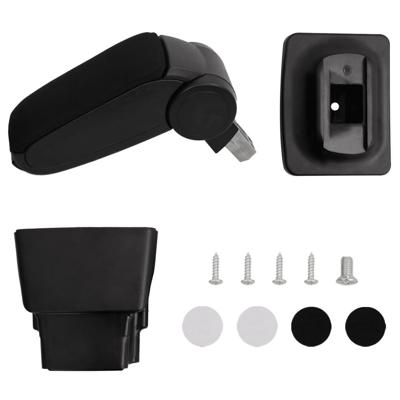 VidaXL Armsteun 16x32x(35-50,5) cm abs zwart