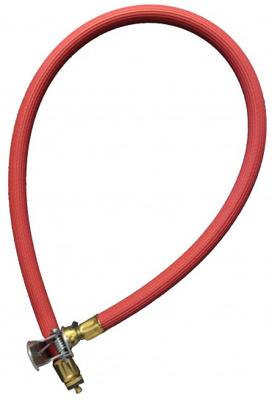 Mirage pompslang voetpomp rubber rood