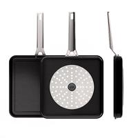 Pan Valira AIRE 28X28 Zwart Metaal Ø 28 cm - thumbnail