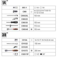 Beta Easy | 2054E-128 | Gereedschapskoffer | 128 Delig - 020546002 - thumbnail