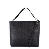 Cowboysbag Bag Fairford-Croco Black - thumbnail