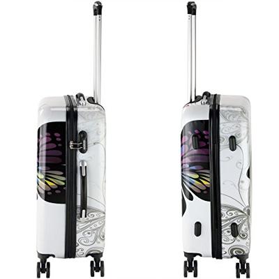 Butterfly 4-delige hardcase kofferset polycarbonaat Butterfly 4-delige hardcase kofferset polycarbonaat