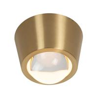 Lucide RIGON - Plafonnière - Ø 9 cm - LED - 1x7W 3000K - Mat Goud / Messing - thumbnail