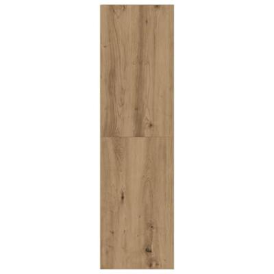 Tv-meubel 30,5x30x110 cm bewerkt hout artisanaal eikenkleur