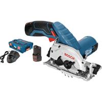 Bosch Professional GKS 12V-26 2x3 Ah L-BOX Accu-cirkelzaag Zaagdiepte 90° (max.) 26.5 mm Incl. koffer, Incl. accu, Incl. lader 12 V 3 Ah - thumbnail