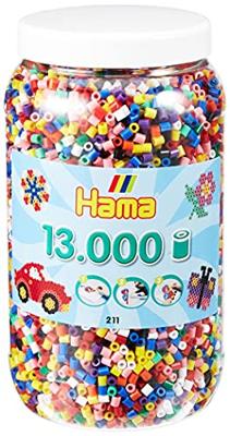 Hama strijkkralen in pot mix standaard (00), 13.000st.