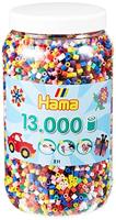 Hama strijkkralen in pot mix standaard (00), 13.000st. - thumbnail