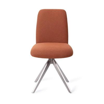 Jesper Home Eetkamerstoel 'Taiwa' Draaibaar, Turn Steel, kleur Hearth Harmony