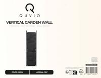 QUVIO Verticale tuin - plant wand met 7 vakken - 100 x 30 cm - thumbnail