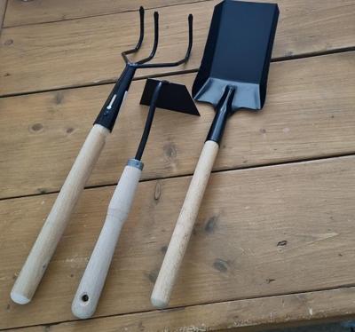 Centi Tuingereedschap 3 delige set met Plantschep - Handcultivator - Schoffel