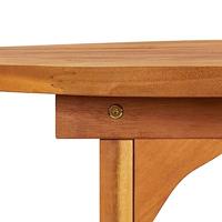 Tuintafel 220x90x75 cm massief acaciahout - thumbnail