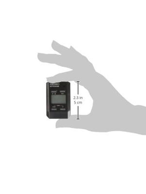 Seiko DM-51 digitale clip-on metronoom zwart - thumbnail
