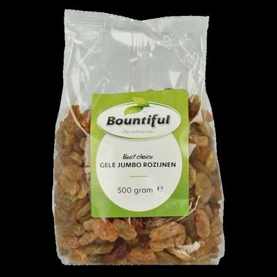 Gele jumbo rozijnen 500 Gram