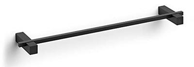 Zack Carvo Handdoekhouder - 51cm - enkel - zwart 40505 Zack Carvo Handdoekhouder - 51cm - enkel - zwart 40505