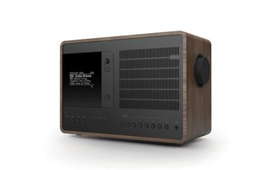Revo SuperConnect tafelradio walnoot/ zwart