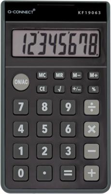 Q-CONNECT zakrekenmachine KF19063, 8 cijfers, zwart