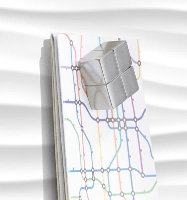 Sigel SI-GL260 Glasmagneetbord Artverum 910x460x15mm White Wave