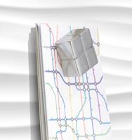 Sigel SI-GL260 Glasmagneetbord Artverum 910x460x15mm White Wave - thumbnail