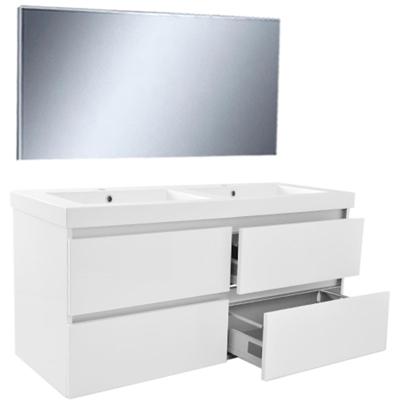 Wiesbaden Vision Badkamermeubelset met Spiegel - 120 cm - Wit