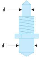 Facom 117.e sets van 2 reservehaakstiften - 117.E3 - thumbnail