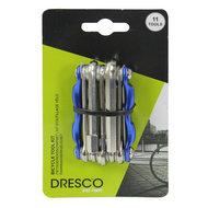 Dresco Fietsgereedschapset 11-delig blauw - thumbnail