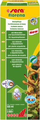 Sera Florena Plantenvoeding 500ml - Essentiële Mineralen en IJzercomplexen voor Gezonde Aquariumplanten & Algenpreventie