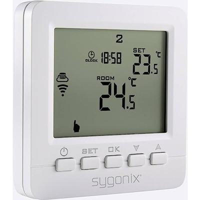 Sygonix SY-4500820 Draadloze kamerthermostaat Montagewijze: Inbouw (in muur) Weekprogramma 1 stuk(s)