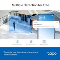 TP-Link Tapo Pan/Tilt Outdoor Security WiFi-camera, 2K, full-colour nachtzicht, 360°, IP65, slimme AI-detectie, geluids- en lichtalarm, tot 512 GB, SD-kaartsleuf, geen hub vereist (TC41) - thumbnail