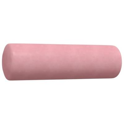 2-delige Loungeset met kussens en bolsters fluweel roze