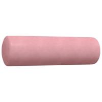 2-delige Loungeset met kussens en bolsters fluweel roze - thumbnail