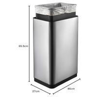 EKO Mirage Sensor Afvalemmer 45 Liter - thumbnail