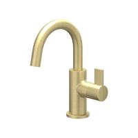 Fonteinkraan IVY Pact Staand Draaibare Uitloop Geborsteld Mat Goud PVD - thumbnail