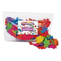 Colorations - kleurrijke stoffen bloemen, 300st. - thumbnail