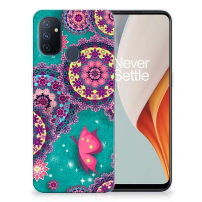 OnePlus Nord N100 | Hoesje maken | Cirkels en Vlinders OnePlus Nord N100 | Hoesje maken | Cirkels en Vlinders