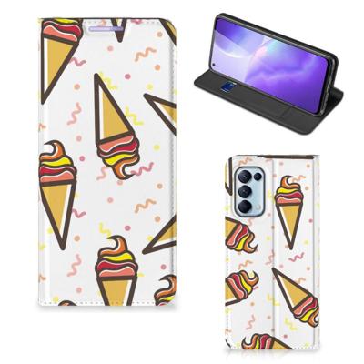 OPPO Find X3 Lite | Flip Style Cover | Icecream