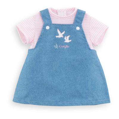 Corolle mon grand poupon poppenjurk gestreept, 36cm