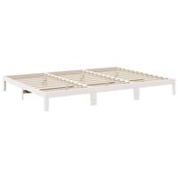 Bedframe Family zonder matras 270x200 cm massief grenenhout wit - thumbnail