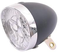 Edge Koplamp retro 3 led - aan/uit - incl. batterijen - zwart/chroom - thumbnail