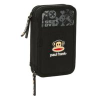 Dubbele etui Paul Frank Join the fun Zwart 12.5 x 19.5 x 4 cm (28 Onderdelen) - thumbnail