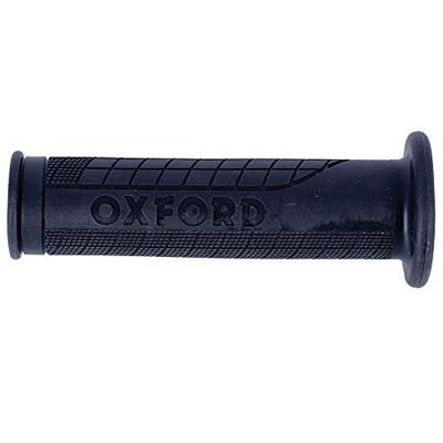 OXFORD rubber handvat "grips medium". rubber grip 22mm touring medium black
