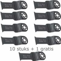 Qblades UN15 zaagblad hout en metaal invalzaagblad 10+1 stuks - thumbnail