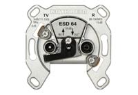 Kathrein ESD 64 Antennedoos TV, FM Inbouw (in muur) Loop-through outlet - thumbnail